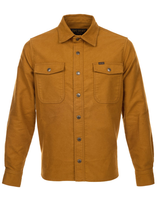 PIKE BROTHERS 1943 CPO SHIRT MOLESKIN MUSTARD