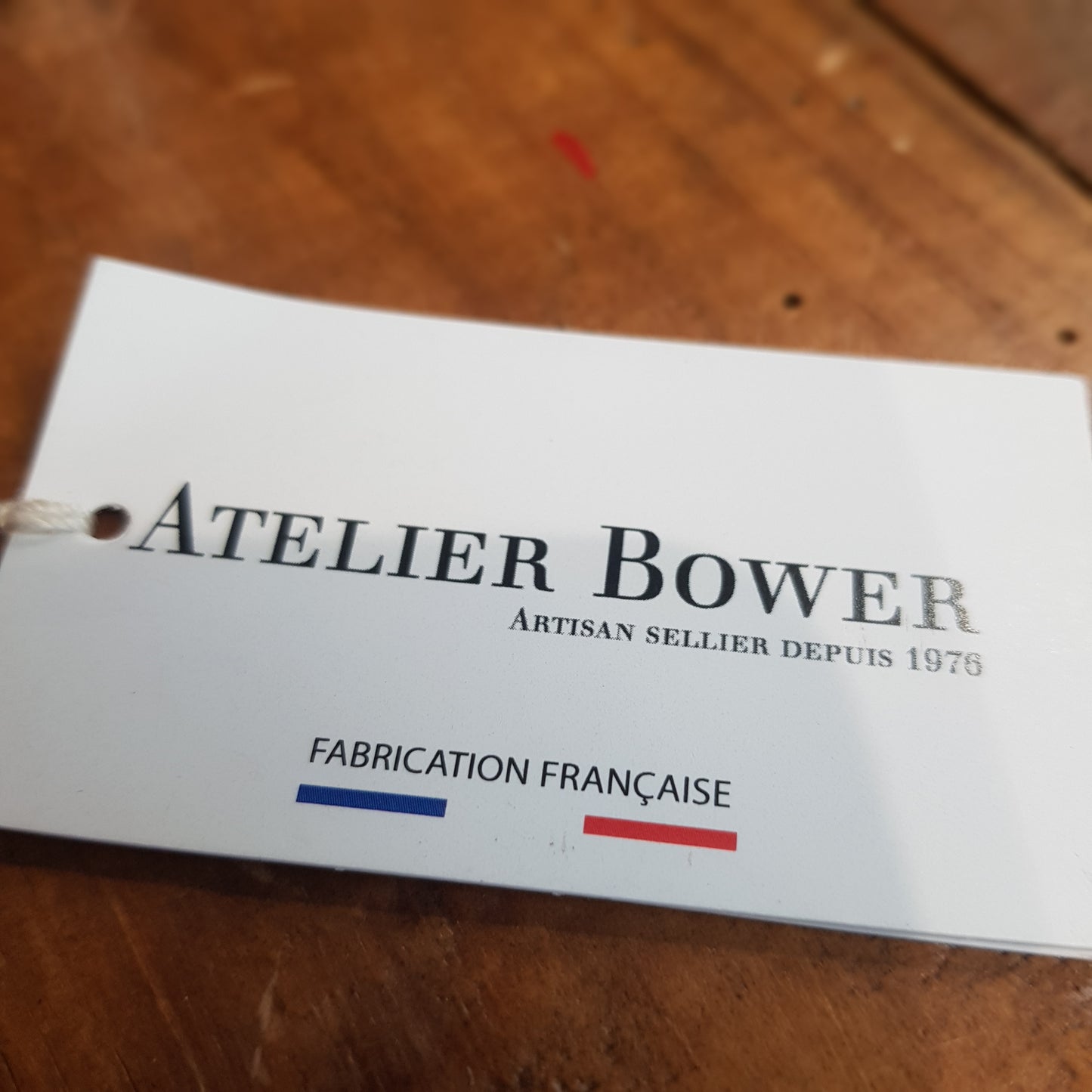 ATELIER BOWER CEINTURE MARRON FONCE