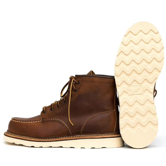 RED WING SHOES - 1907 Classic Moc Toe Copper Rough & Tough