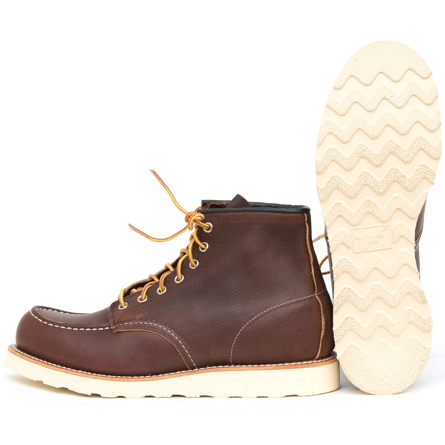 RED WING SHOES - 8138 6" Classic Moc Toe Briar Oil Slick