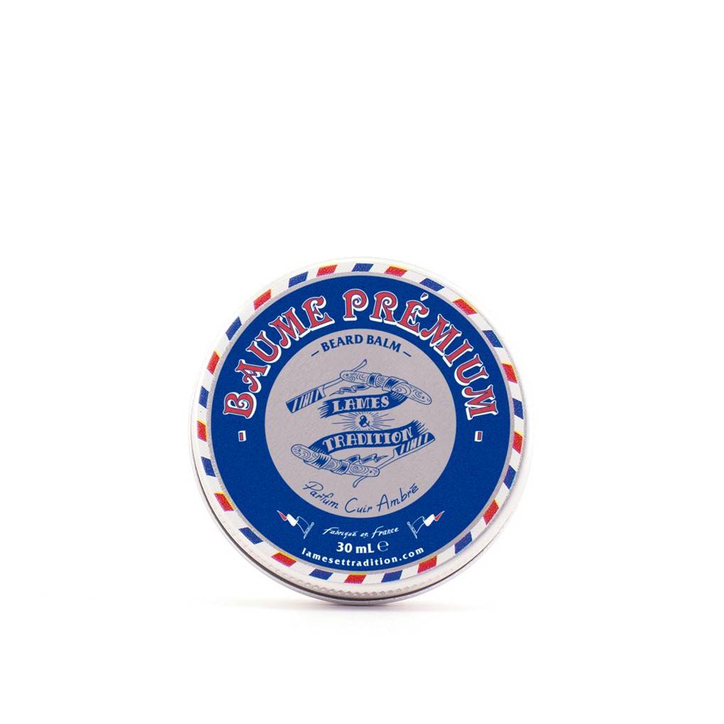 BLADES AND TRADITION PREMIUM BEARD BALM AMBER LEATHER