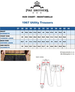 Charger l&#39;image dans la galerie, PIKE BROTHERS 1967 UTILITY TROUSERS BLUE WABASH RINSED
