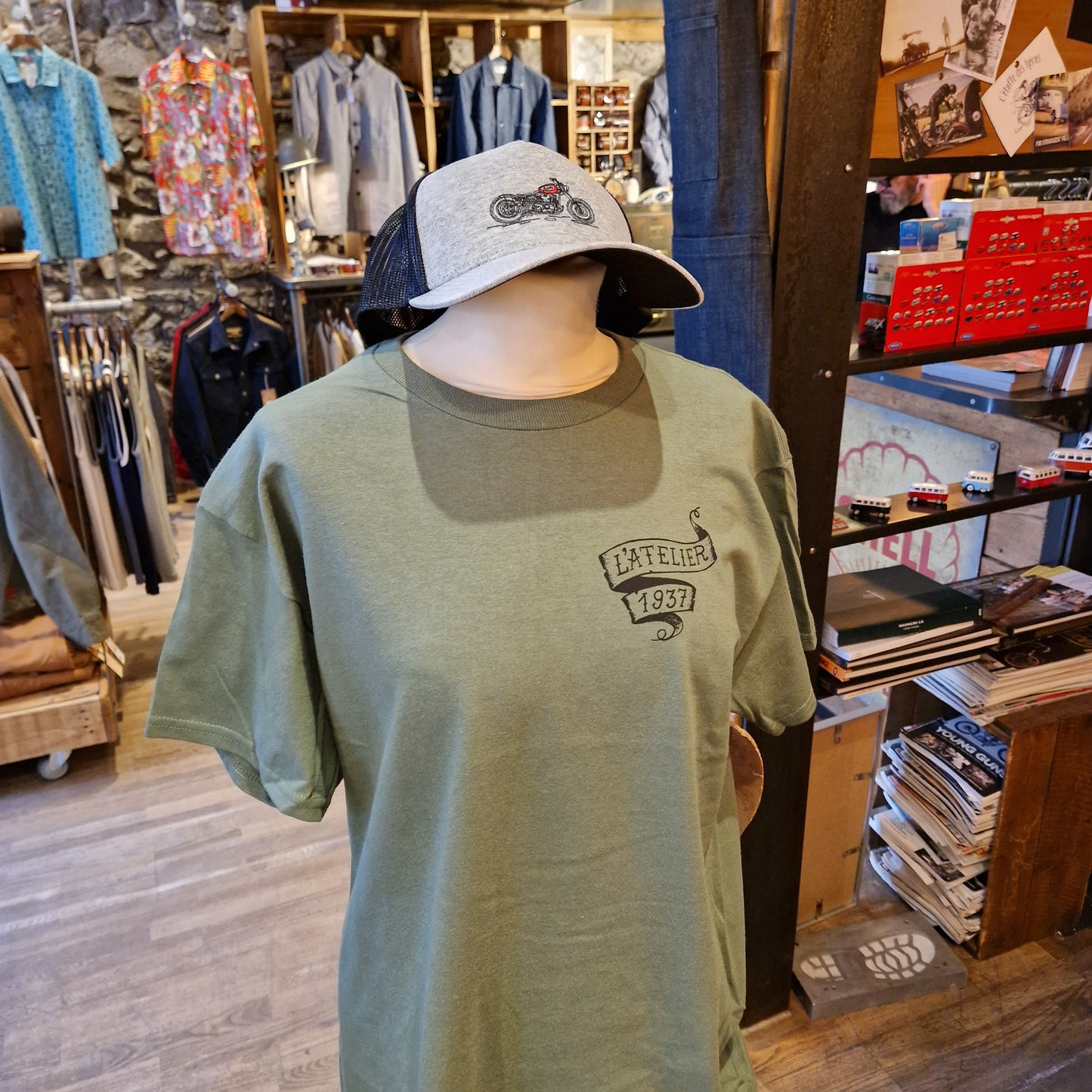 L'ATELIER 1937 BOBBER T-SHIRT