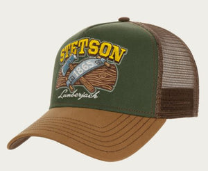 STETSON CASQUETTE TRUCKER CAP LUMBERJACK