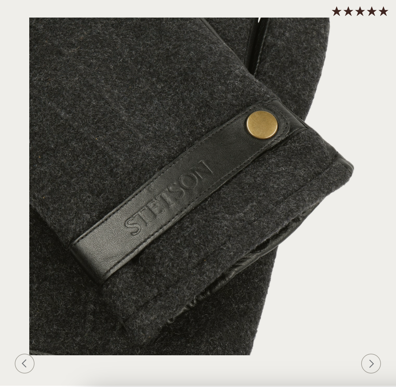 STETSON - Gants avec Doigts Nappa Wool