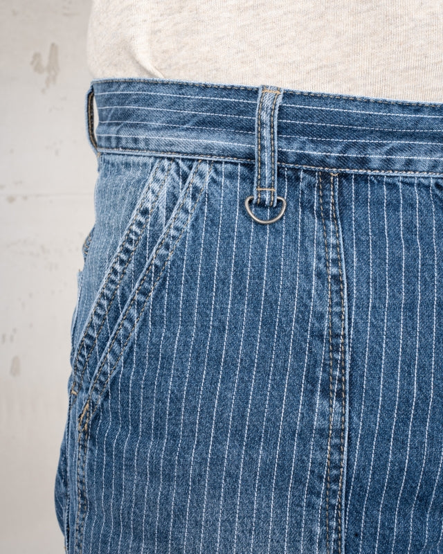 PIKE BROTHERS 1967 UTILITY TROUSERS BLUE WABASH RINSED