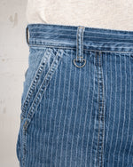 Charger l&#39;image dans la galerie, PIKE BROTHERS 1967 UTILITY TROUSERS BLUE WABASH RINSED
