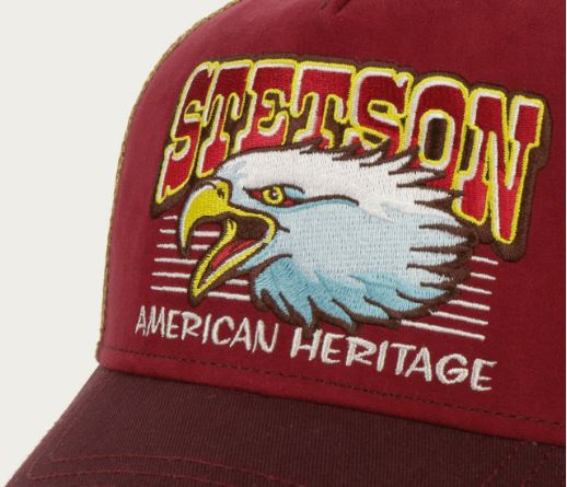 STETSON CASQUETTE TRUCKER CAP EAGLE HEAD