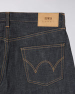 Charger l&#39;image dans la galerie, EDWIN REGULAR TAPERED DARK PURE INDIGO RAINBOW SELVAGE 13.5 OZ UNWASHED
