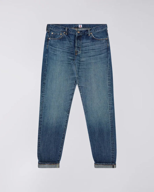EDWIN REGULAR TAPERED DARK PURE INDIGO RAINBOW SELVAGE 13.5 OZ MID DARK WASH