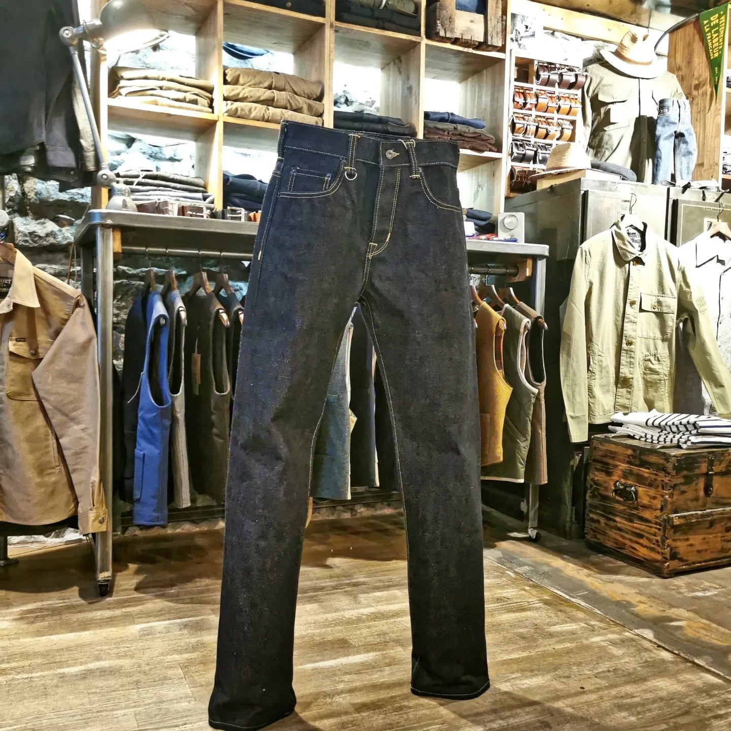 PIKE BROTHERS 1947 ROAMER PANT 21 OZ INDIGO