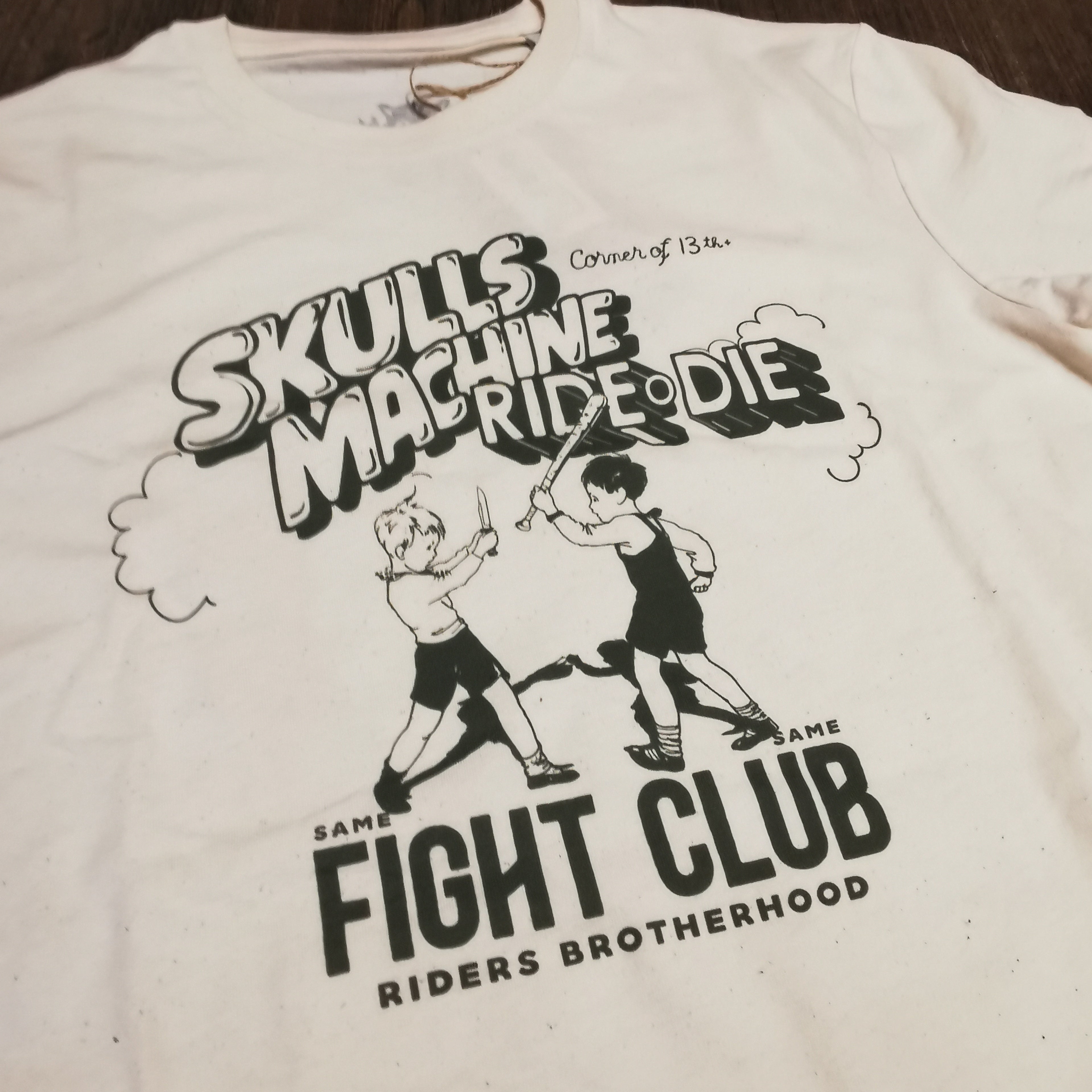 SKULLS MACHINE T-SHIRT FIGHT CLUB