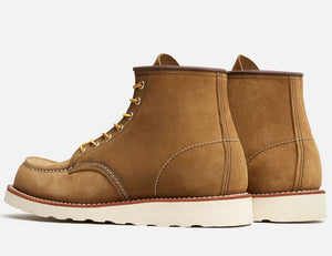 RED WING SHOES 8881 MOC TOE OLIVE MOHAVE