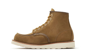 RED WING SHOES 8881 6" MOC TOE OLIVE MOHAVE