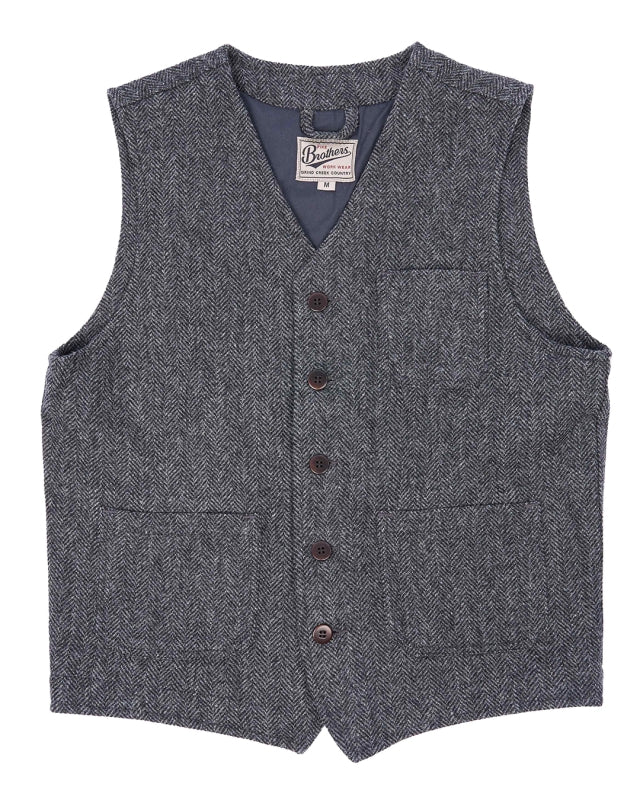 PIKE BROTHERS 1937 ROAMER VEST DUNDEE GREY