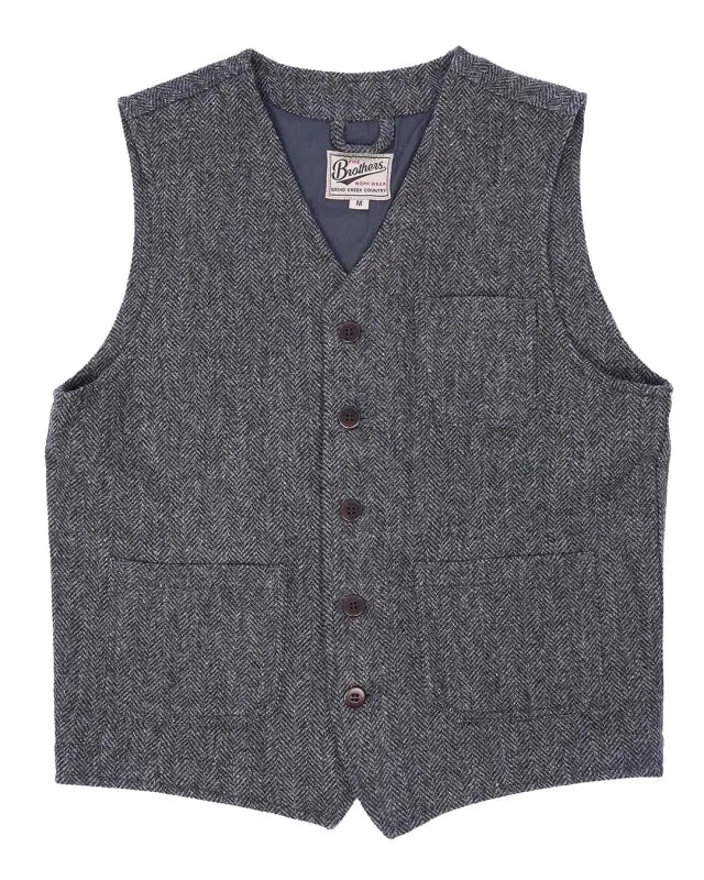 PIKE BROTHERS 1937 ROAMER VEST DUNDEE GRAY