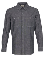 Charger l&#39;image dans la galerie, PIKE BROTHERS 1940 USN CHAMBRAY SHIRT HARBOR GREY
