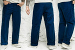 Charger l&#39;image dans la galerie, FLEURS DE BAGNE LE PANTALON &quot;PENITENCIER MOLESKINE BLEU&quot;
