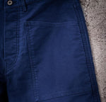 Charger l&#39;image dans la galerie, FLEURS DE BAGNE LE PANTALON &quot;PENITENCIER MOLESKINE BLEU&quot;
