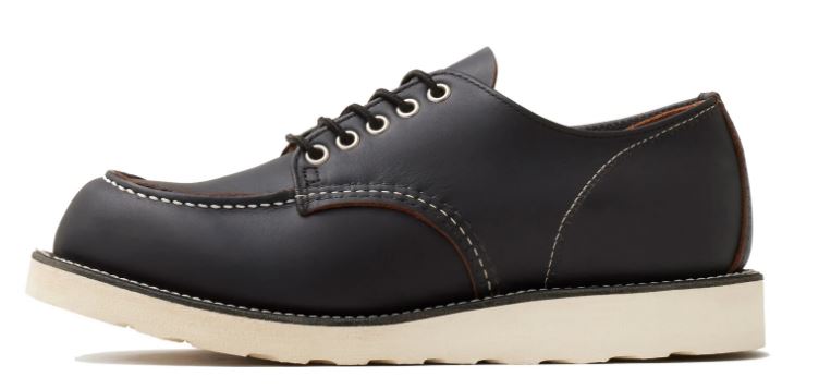 RED WING SHOES 8090 MOC OXFORD BLACK
