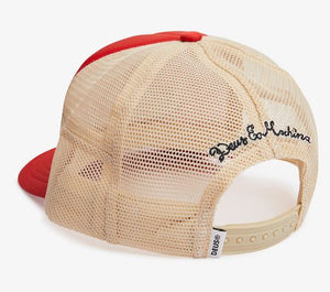 DEUS EX MACHINA FLAGS TRUCKER RED