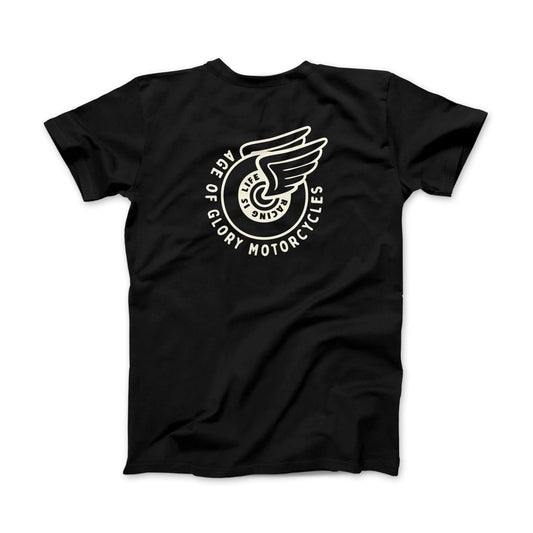 Age of Glory - Tee-shirt Champ Noir Délavé