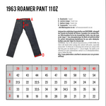 Charger l&#39;image dans la galerie, PIKE BROTHERS 1963 ROAMER PANT 11 OZ METAL

