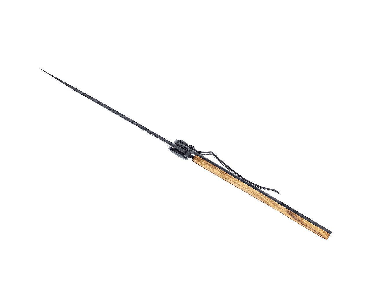 DEEJO COUTEAU 37G,BLACK  BOIS D'OLIVIER / COPAINS COMME COCHONS