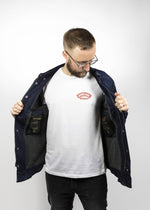 Charger l&#39;image dans la galerie, JOHN DOE MOTOSHIRT DARK BLUE USED
