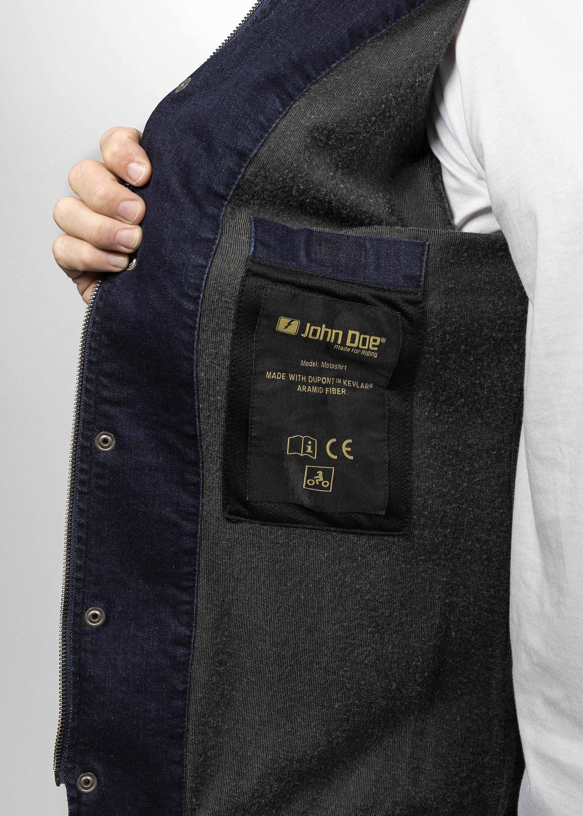 JOHN DOE MOTOSHIRT DARK BLUE USED