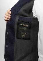 Charger l&#39;image dans la galerie, JOHN DOE MOTOSHIRT DARK BLUE USED
