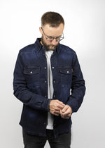 Charger l&#39;image dans la galerie, JOHN DOE MOTOSHIRT DARK BLUE USED
