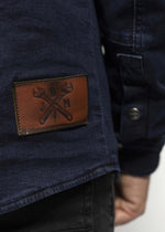 Charger l&#39;image dans la galerie, JOHN DOE MOTOSHIRT DARK BLUE USED
