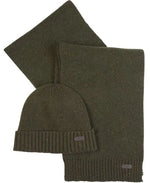 Charger l&#39;image dans la galerie, BARBOUR PACK CADEAU BONNET &amp; ECHARPE
