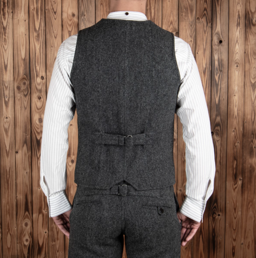 PIKE BROTHERS 1905 HAULER VEST DUNDEE GREY