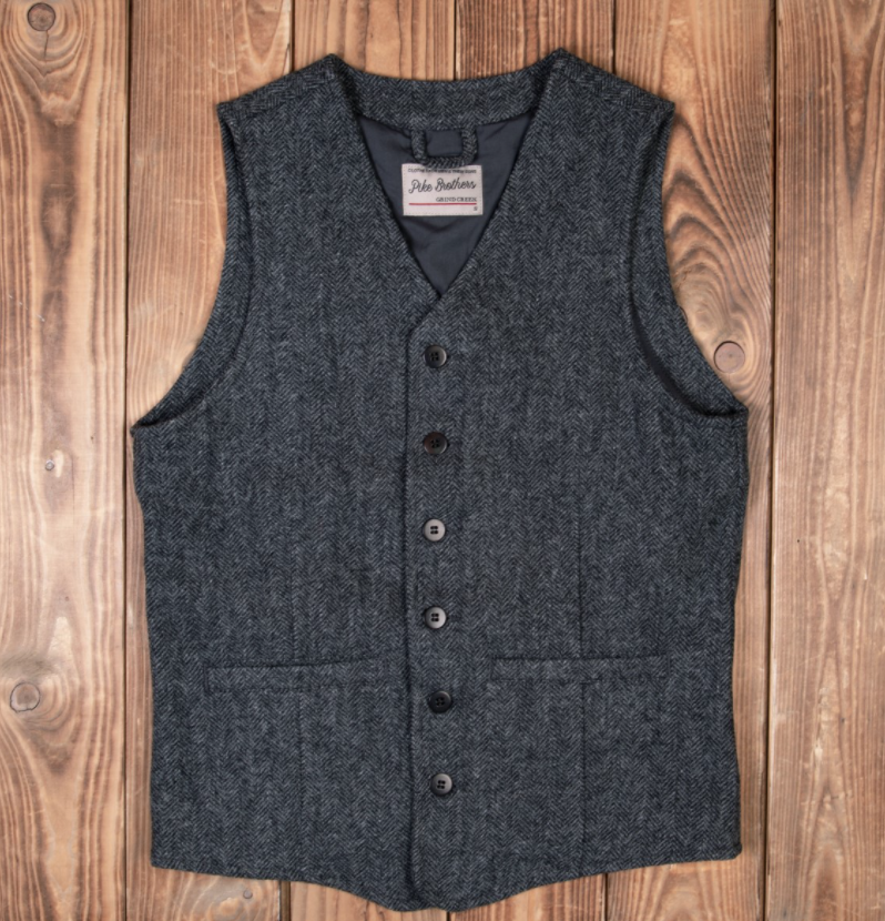 PIKE BROTHERS 1905 HAULER VEST DUNDEE GREY