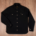 Charger l&#39;image dans la galerie, PIKE BROTHERS 1943 CPO SHIRT MOLESKIN SULPHUR BLACK
