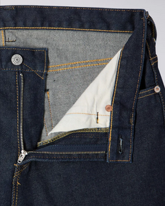 EDWIN SLIM TAPERED KAIHARA BLUE STRETCH GREEN X WHITE SELVAGE 12.5OZ