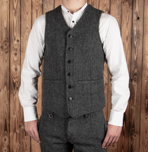 PIKE BROTHERS 1905 HAULER VEST DUNDEE GREY