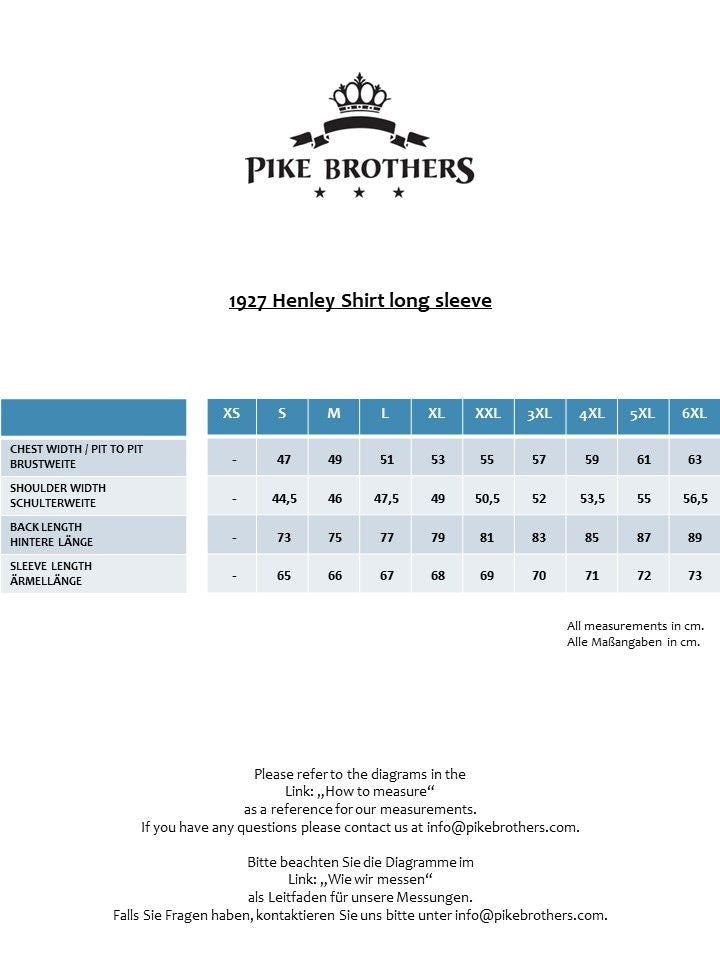 PIKE BROTHERS 1927 HENLEY SHIRT LONG SLEEVE