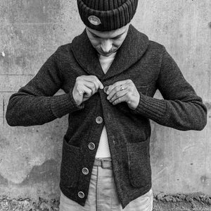 FLEURS DE BAGNE CARDIGAN "L'ENFANT DU MALHEUR"