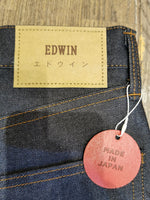 Charger l&#39;image dans la galerie, EDWIN SLIM TAPERED KAIHARA INDIGO BLUE X WHITE BLUE UNWASHED
