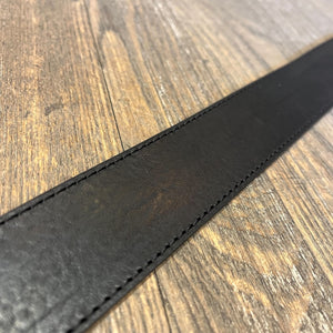 ATELIER BOWER CUIR VACHETTE BOUCLE DOUBLE NOIR