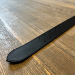 Charger l&#39;image dans la galerie, ATELIER BOWER CUIR VACHETTE BOUCLE DOUBLE NOIR
