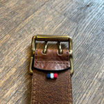 Charger l&#39;image dans la galerie, ATELIER BOWER CUIR VACHETTE BOUCLE DOUBLE COGNAC
