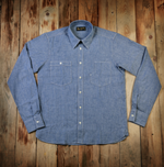 Charger l&#39;image dans la galerie, PIKE BROTHERS 1937 ROAMER SHIRT BLUE CHAMBREY
