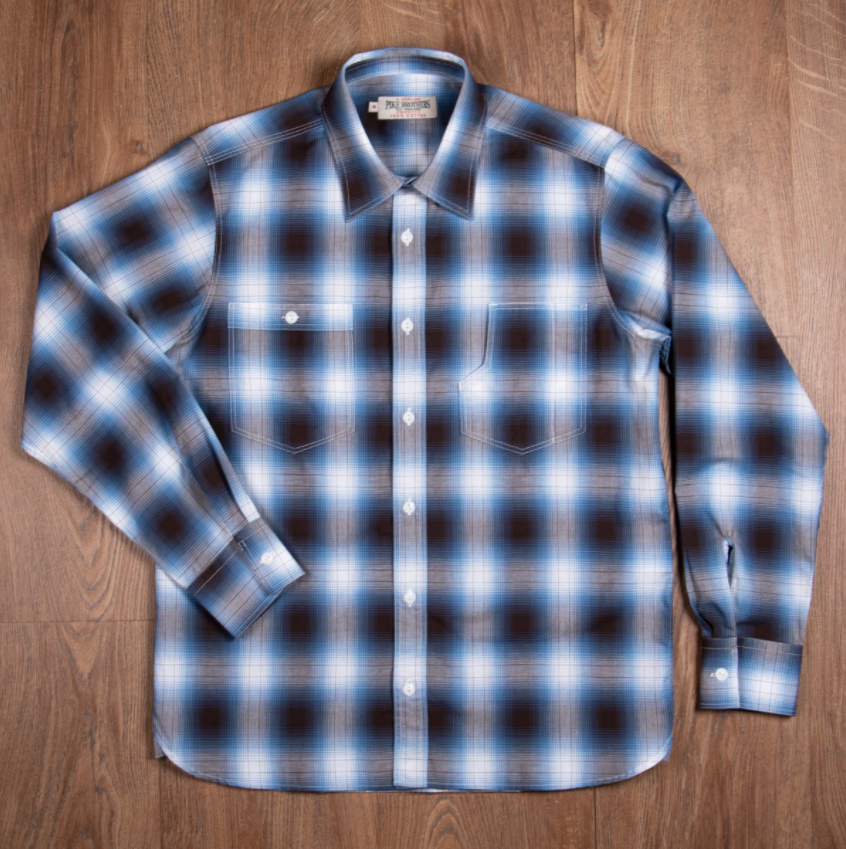 PIKE BROTHERS 1937 ROAMER SHIRT KANGLEY BLUE