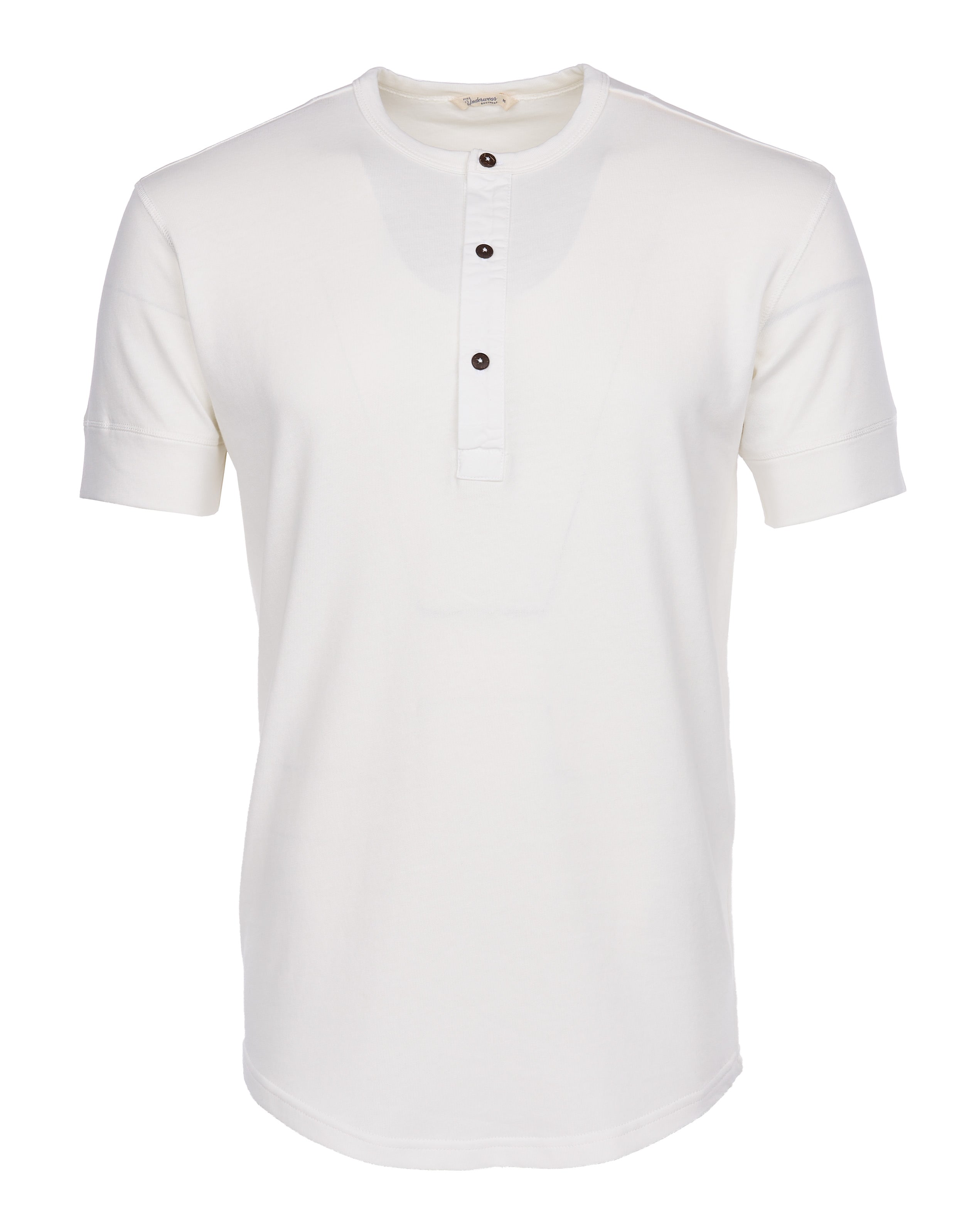 PIKE BROTHERS 1927 HENLEY SHIRT SHORT SLEEVE ECRU