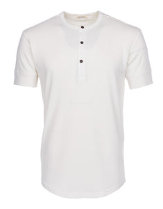 PIKE BROTHERS 1927 HENLEY SHIRT SHORT SLEEVE ECRU