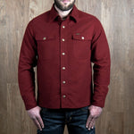 Charger l&#39;image dans la galerie, PIKE BROTHERS 1943 CPO SHIRT MOLESKIN DARK RED
